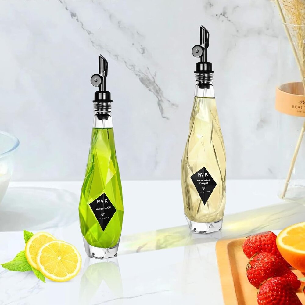 12 oz Oil and Vinegar Dispenser Set 2 Pack